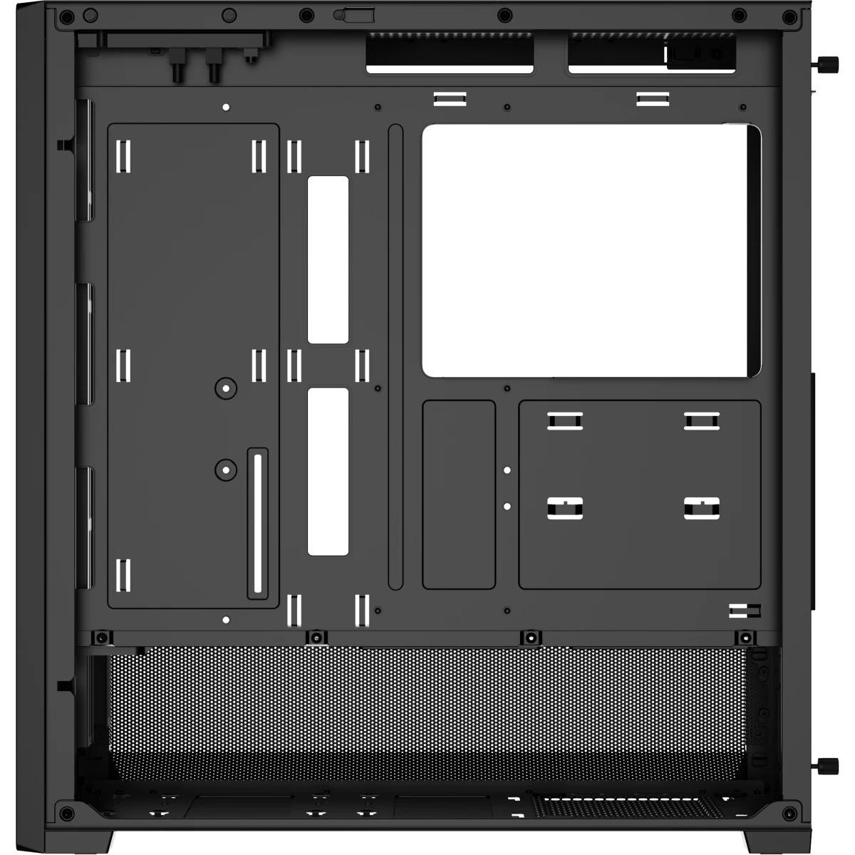 Корпус ПК без блока питания Case Ocypus Delta C70 BK, Midi-Tower, TG, no fans, 2xUSB-A 3.0 + 1xUSB-C