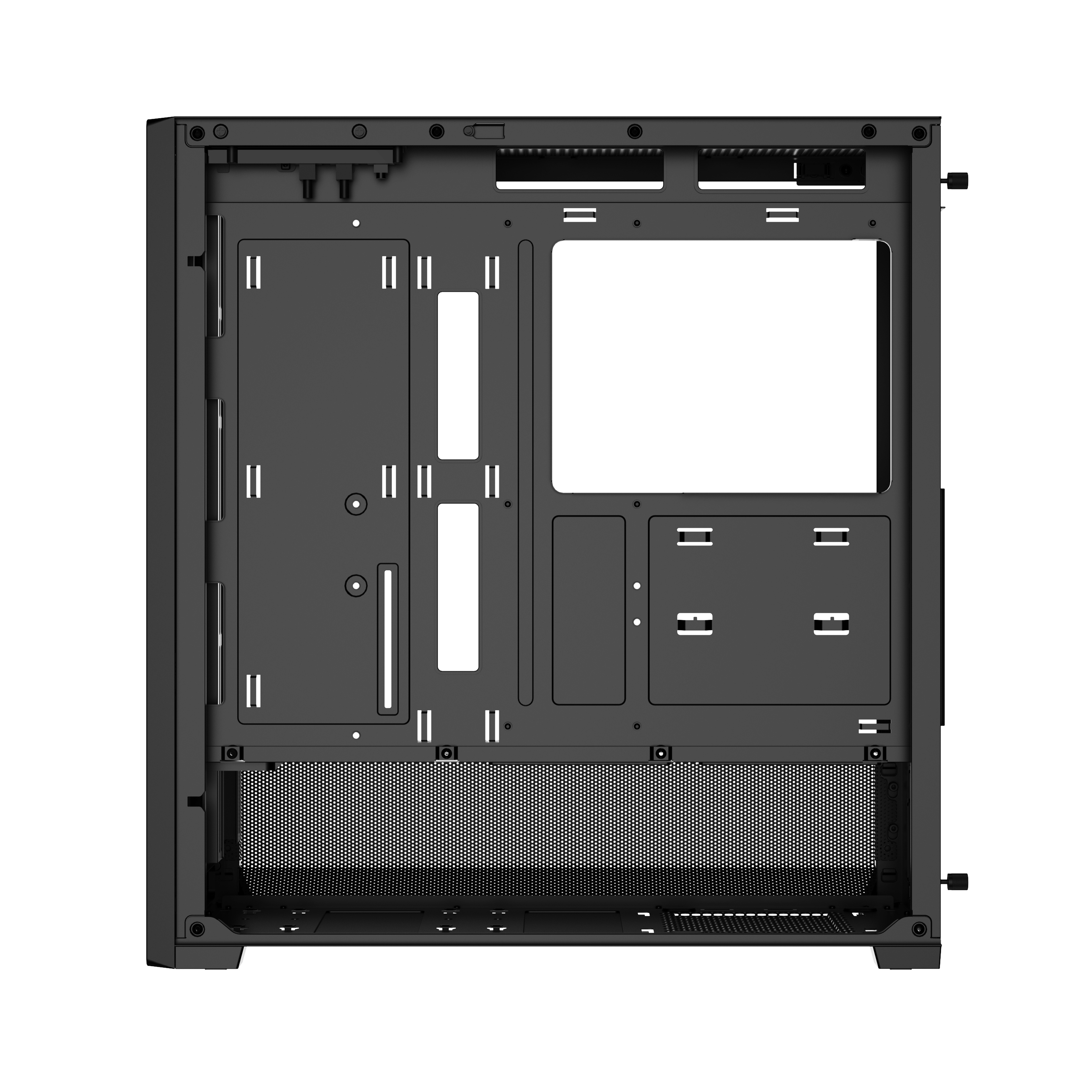 Корпус ПК без блока питания Case Ocypus Delta C70 BK, Midi-Tower, TG, no fans, 2xUSB-A 3.0 + 1xUSB-C
