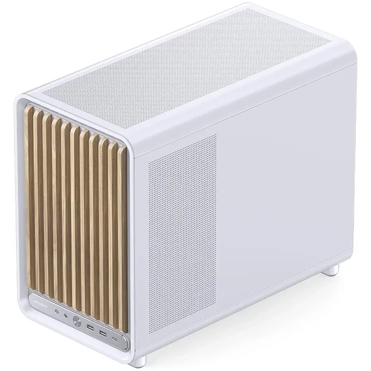 Корпус без блока питания Case JONSBO D33 WOOD, Mini-Tower, TG, no fan, 2xUSB-A 3.0 + 1xUSB-C 3.2, mA