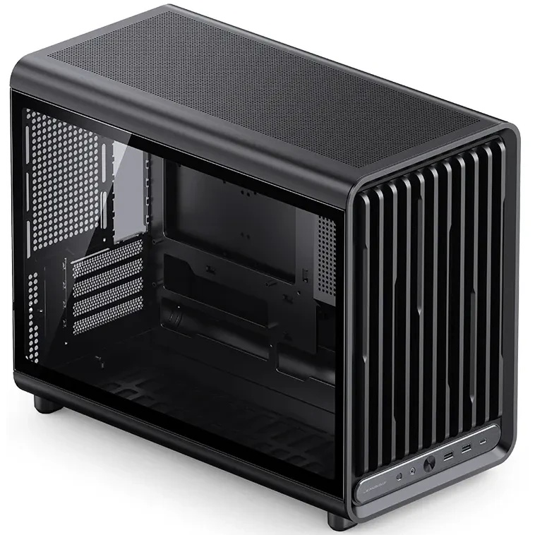 Корпус без блока питания JONSBO D33, Mini-Tower, TG, no fan, 2xUSB-A 3.0 + 1xUSB-C 3.2, mATX, mITX B