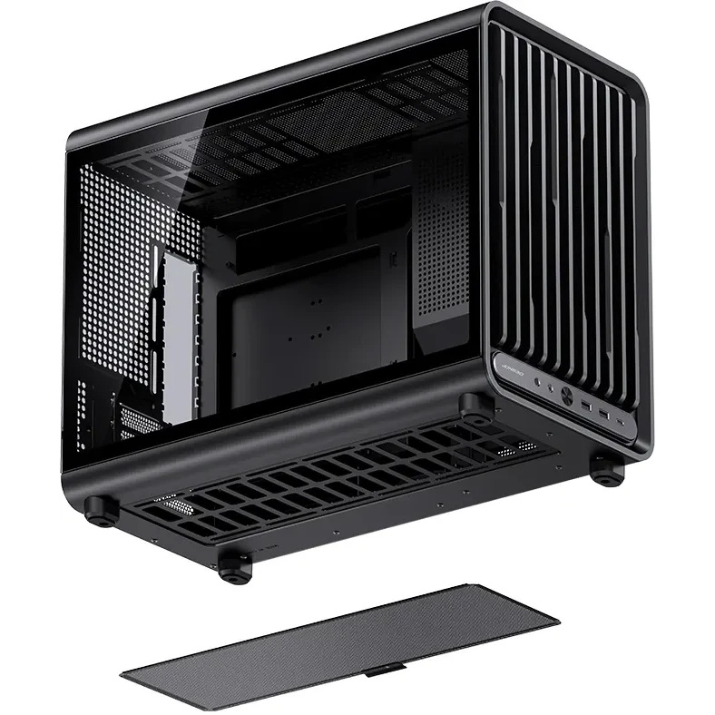 Корпус без блока питания JONSBO D33, Mini-Tower, TG, no fan, 2xUSB-A 3.0 + 1xUSB-C 3.2, mATX, mITX B