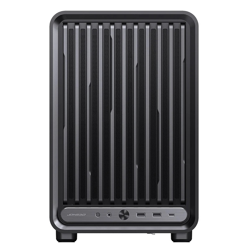 Корпус без блока питания JONSBO D33, Mini-Tower, TG, no fan, 2xUSB-A 3.0 + 1xUSB-C 3.2, mATX, mITX B