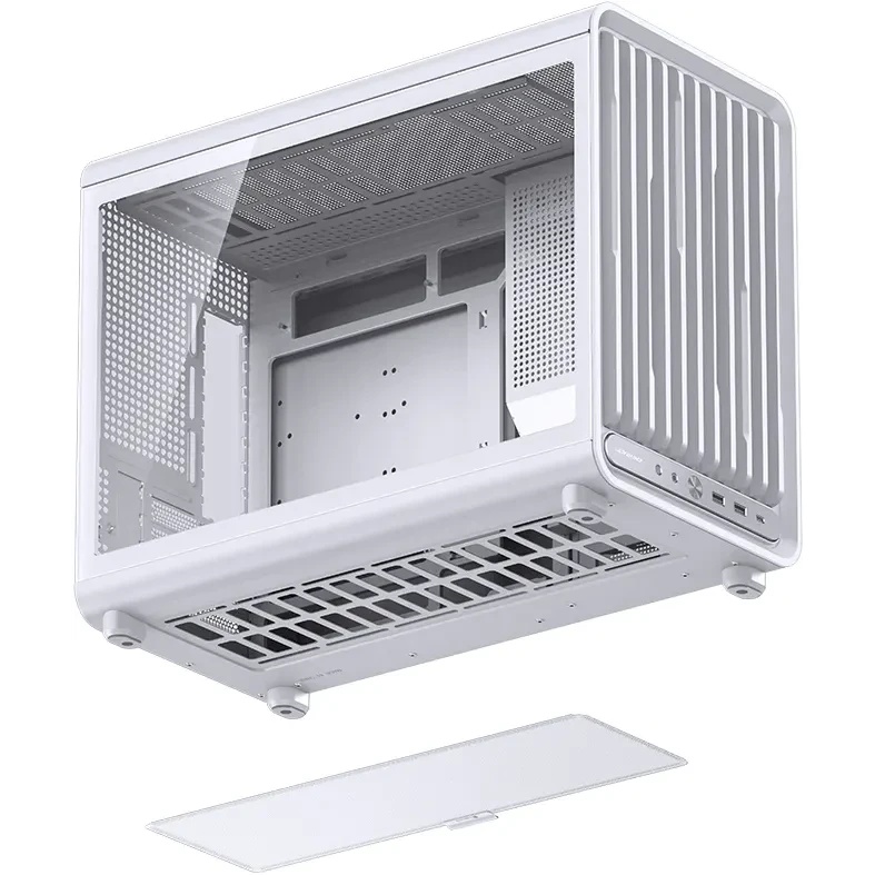 Корпус без блока питания JONSBO D33, Mini-Tower, TG, no fan, 2xUSB-A 3.0 + 1xUSB-C 3.2, mATX, mITX W