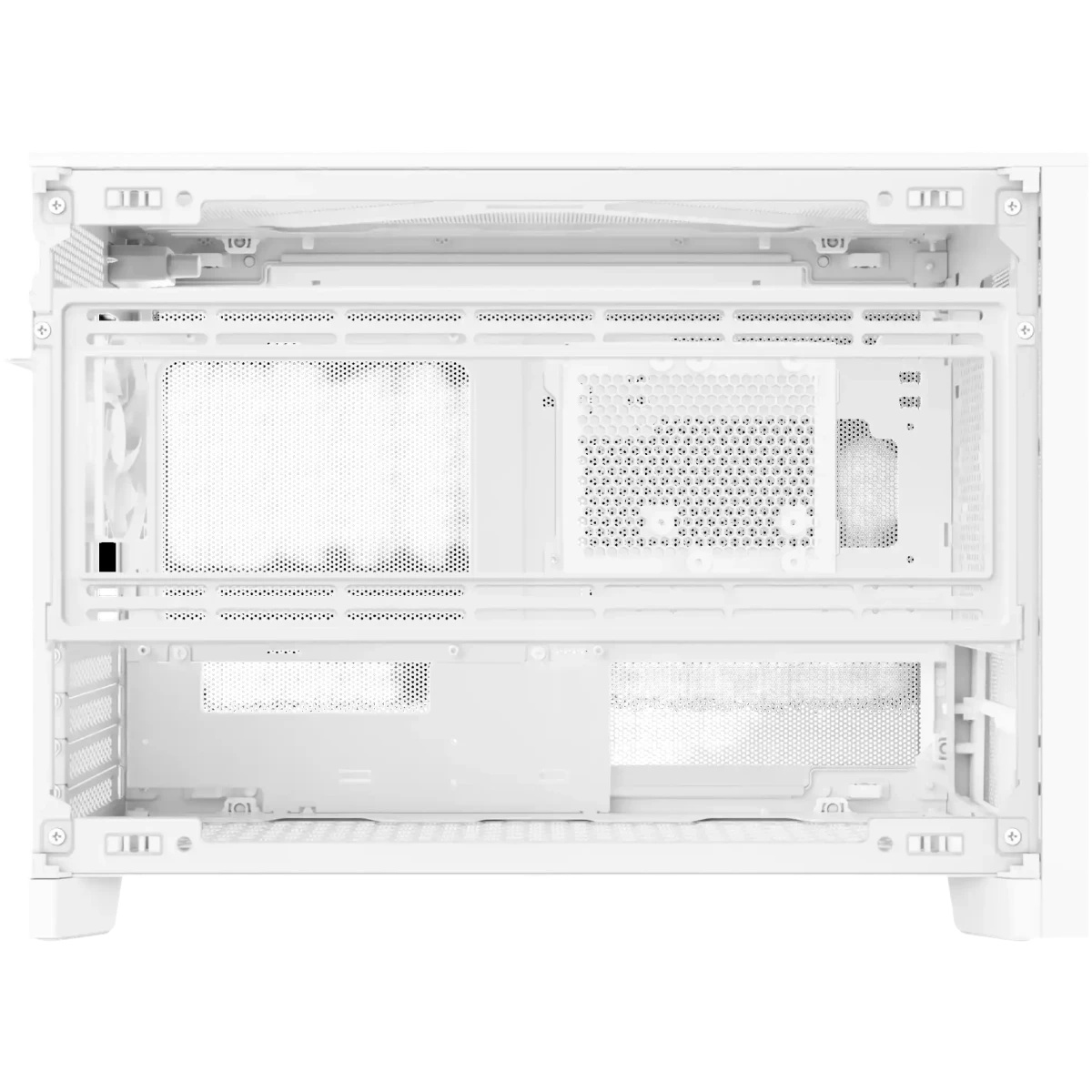 Корпус Montech TEN белый без БП mATX 9x120mm 6x140mm 2xUSB3.0 audio bott PSU