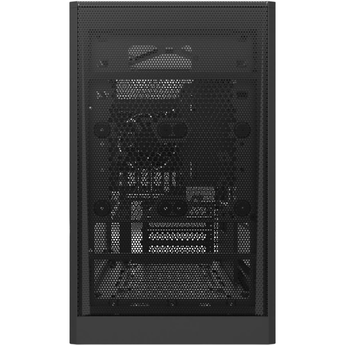 Корпус Montech TEN черный без БП mATX 9x120mm 6x140mm 2xUSB3.0 audio bott PSU