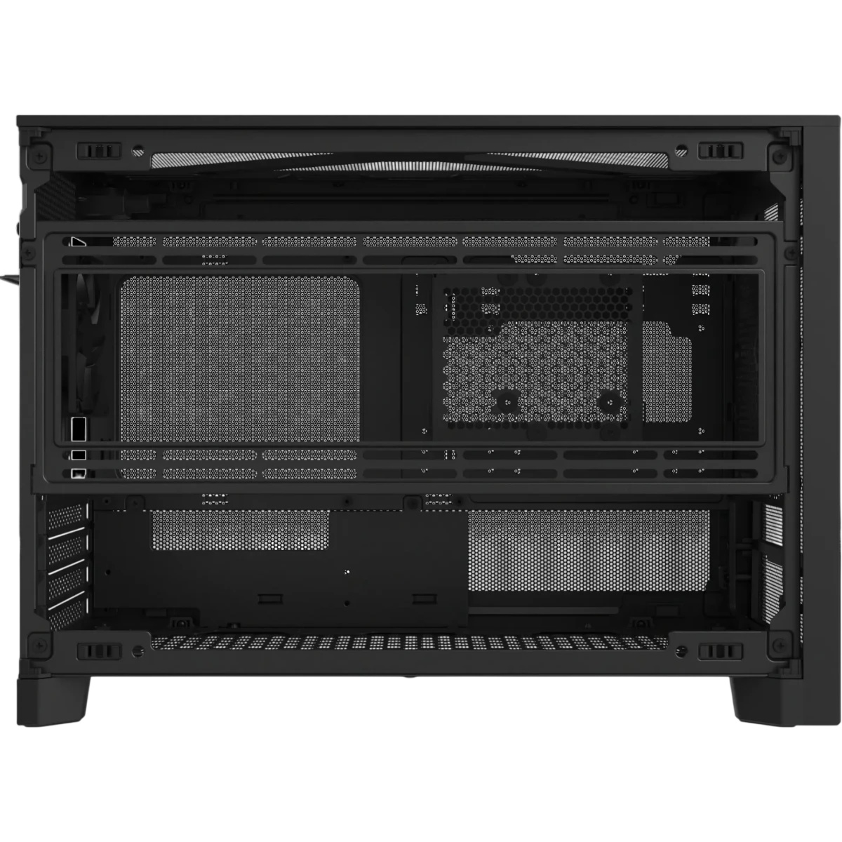 Корпус Montech TEN черный без БП mATX 9x120mm 6x140mm 2xUSB3.0 audio bott PSU