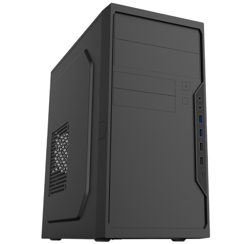 Корпус с блоком питания 600Вт Case Foxline FL-733R, mATX, 2x5.25EXT, 2x3.5EXT, 5x3.5INT, 2xUSB3.0, 2