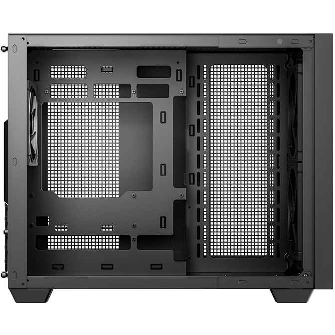 Компьютерный корпус Deepcool CG330 MESH 3F черный без БП mATX 6x120mm 4x140mm 2xUSB2.0 1xUSB3.0 audi