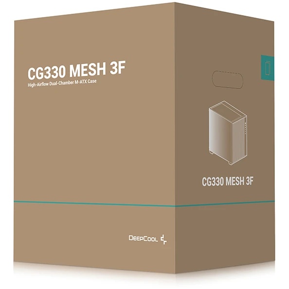 Компьютерный корпус Deepcool CG330 MESH 3F черный без БП mATX 6x120mm 4x140mm 2xUSB2.0 1xUSB3.0 audi