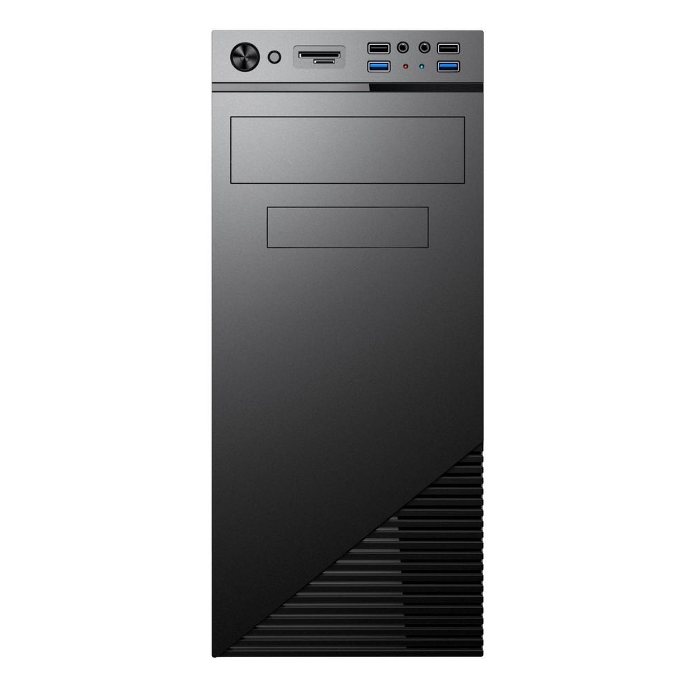 Компьютерный корпус ACD Coffre 103 mATX, Black, CPU 160мм, VGA 320мм, PSU 170мм,  1x5.25EXT, 1x3.5EX