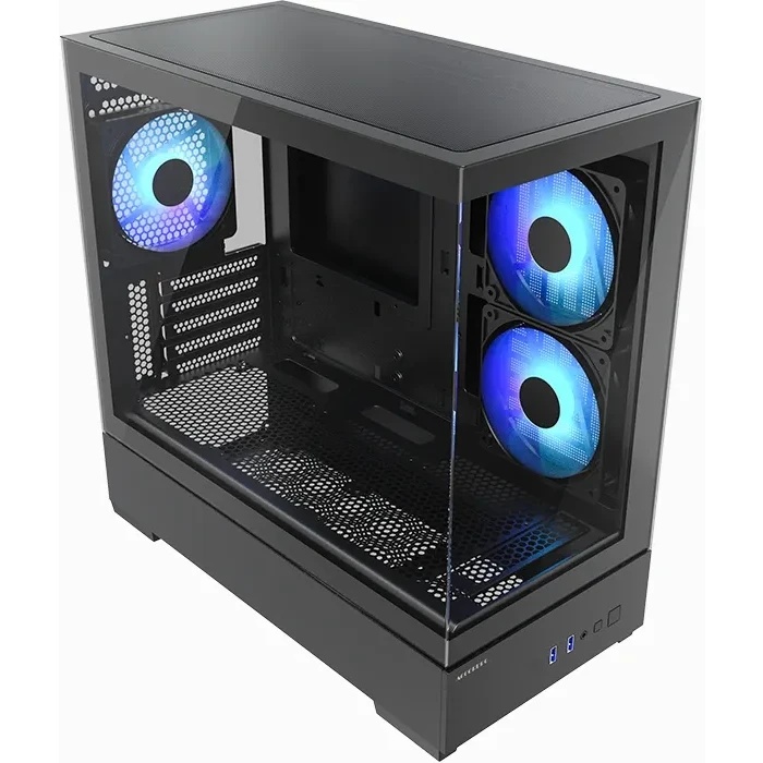 Корпус для компьютера ACCORD mATX ACC-MT210B-G01 Black