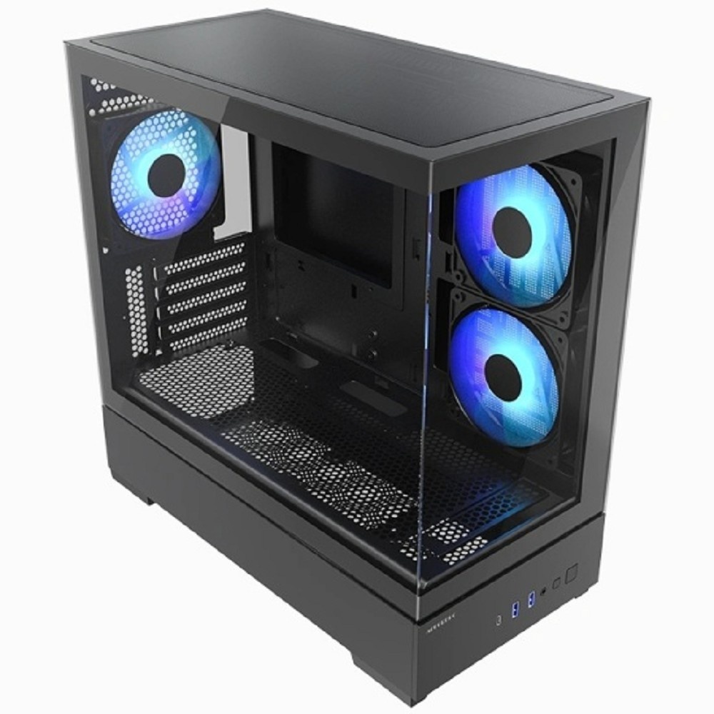 Корпус для компьютера ACCORD mATX ACC-MT210B-G01 Black