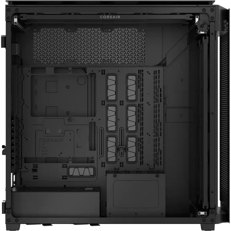 Корпус без блока питания Corsair iCUE LINK 9000D Airflow, Full-Tower, TG, no fan, 4xUSB-A 3.2, 2xUSB