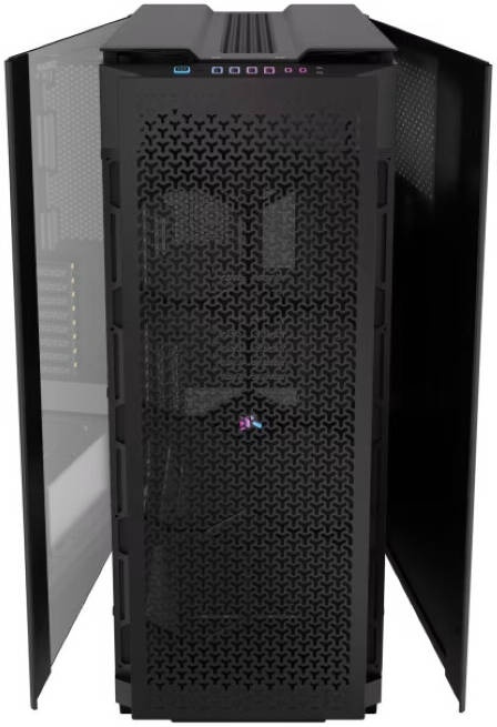 Корпус без блока питания Corsair iCUE LINK 9000D Airflow, Full-Tower, TG, no fan, 4xUSB-A 3.2, 2xUSB