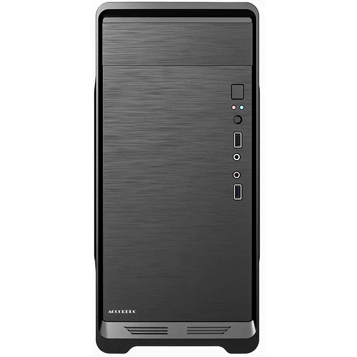 Корпус Accord ACC-811 черный без БП mATX 1x80mm 3x120mm 1xUSB2.0 1xUSB3.0 audio bott PSU