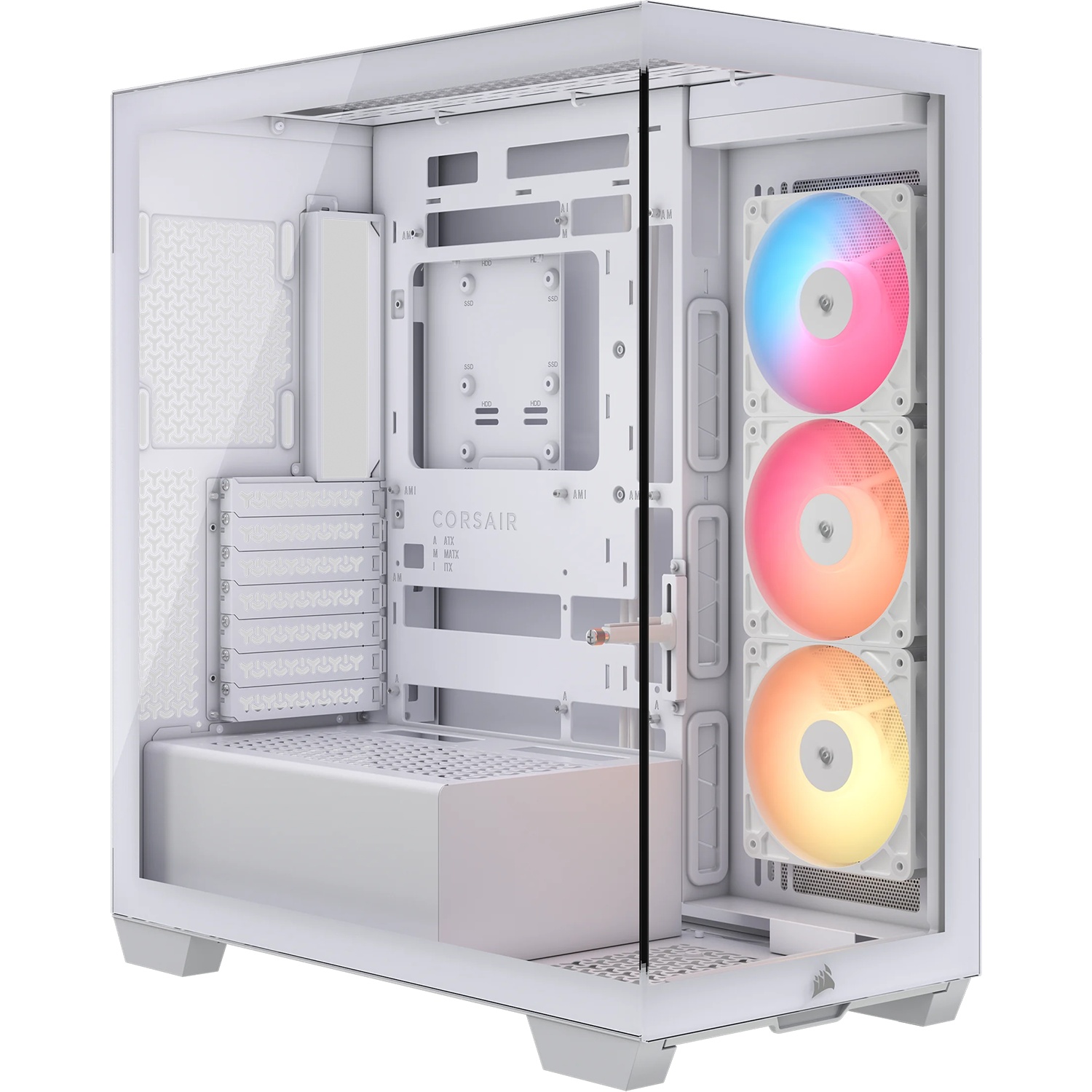 Корпус без блока питания/ Case Corsair 3500X RS-R ARGB, Midi-Tower, TG, 3x120mm ARGB, 2xUSB-A 3.2, 1