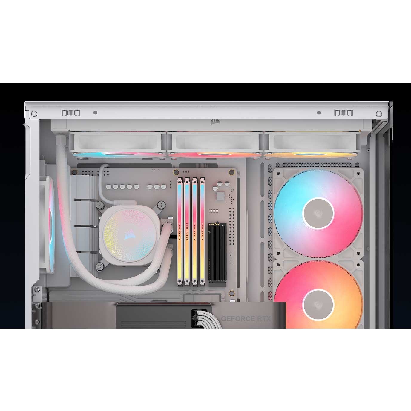 Корпус без блока питания/ Case Corsair 3500X RS-R ARGB, Midi-Tower, TG, 3x120mm ARGB, 2xUSB-A 3.2, 1