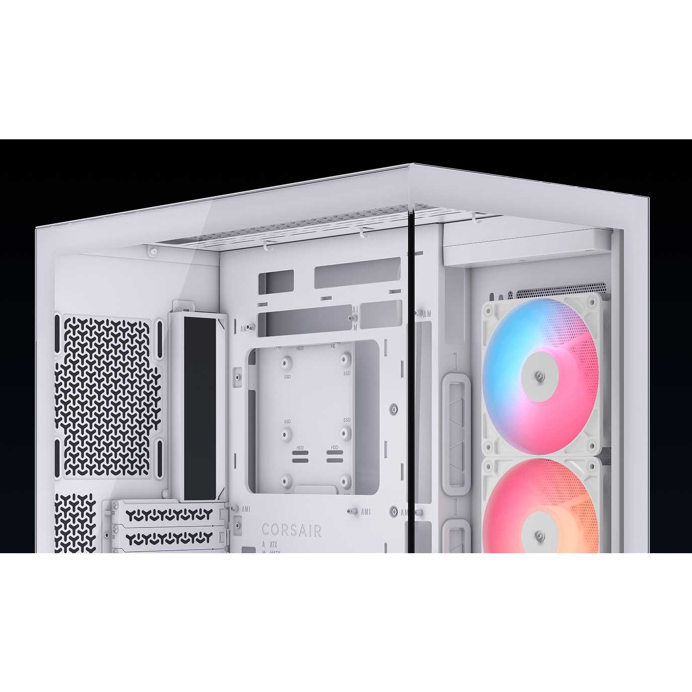 Корпус без блока питания/ Case Corsair 3500X RS-R ARGB, Midi-Tower, TG, 3x120mm ARGB, 2xUSB-A 3.2, 1