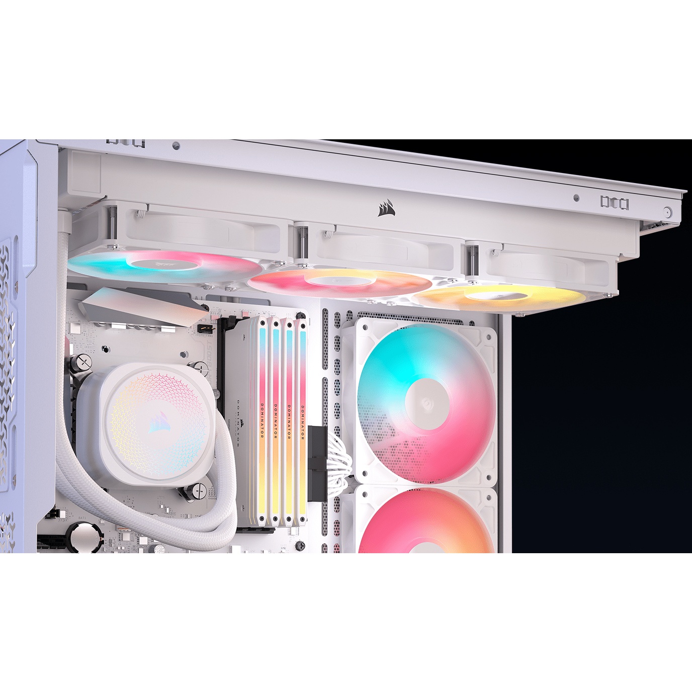 Корпус без блока питания/ Case Corsair 3500X RS-R ARGB, Midi-Tower, TG, 3x120mm ARGB, 2xUSB-A 3.2, 1