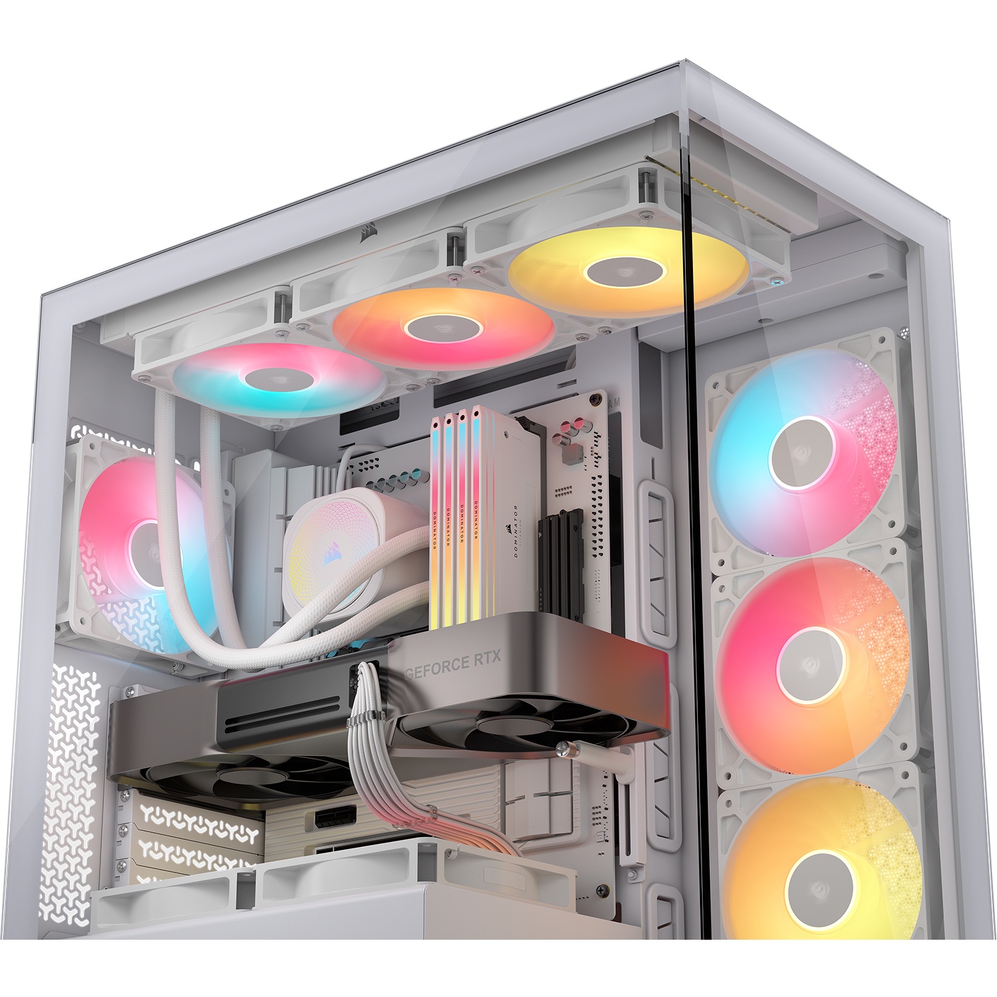 Корпус без блока питания/ Case Corsair 3500X RS-R ARGB, Midi-Tower, TG, 3x120mm ARGB, 2xUSB-A 3.2, 1