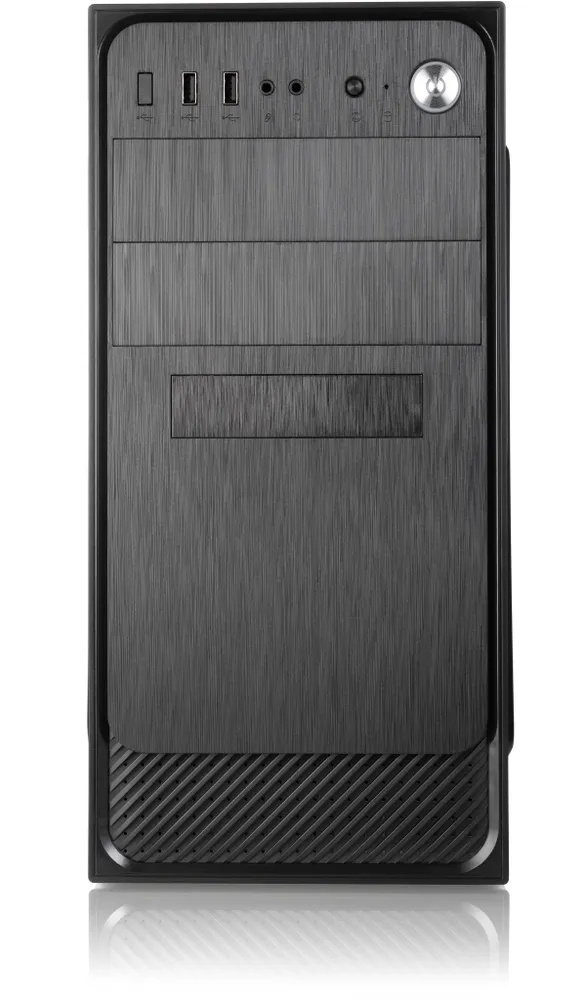 Корпус без блока питания Сase Forza mATX, W/O PSU, 2xUSB2.0, Black, w/o FAN, no powercord