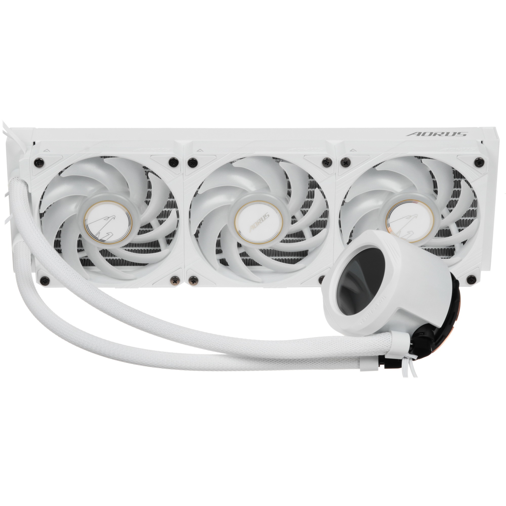 Система водяного охлаждения Gigabyte AORUS WATERFORCE X II 360I White, 3 x 120mm ARGB Fan, sTR5, RTL
