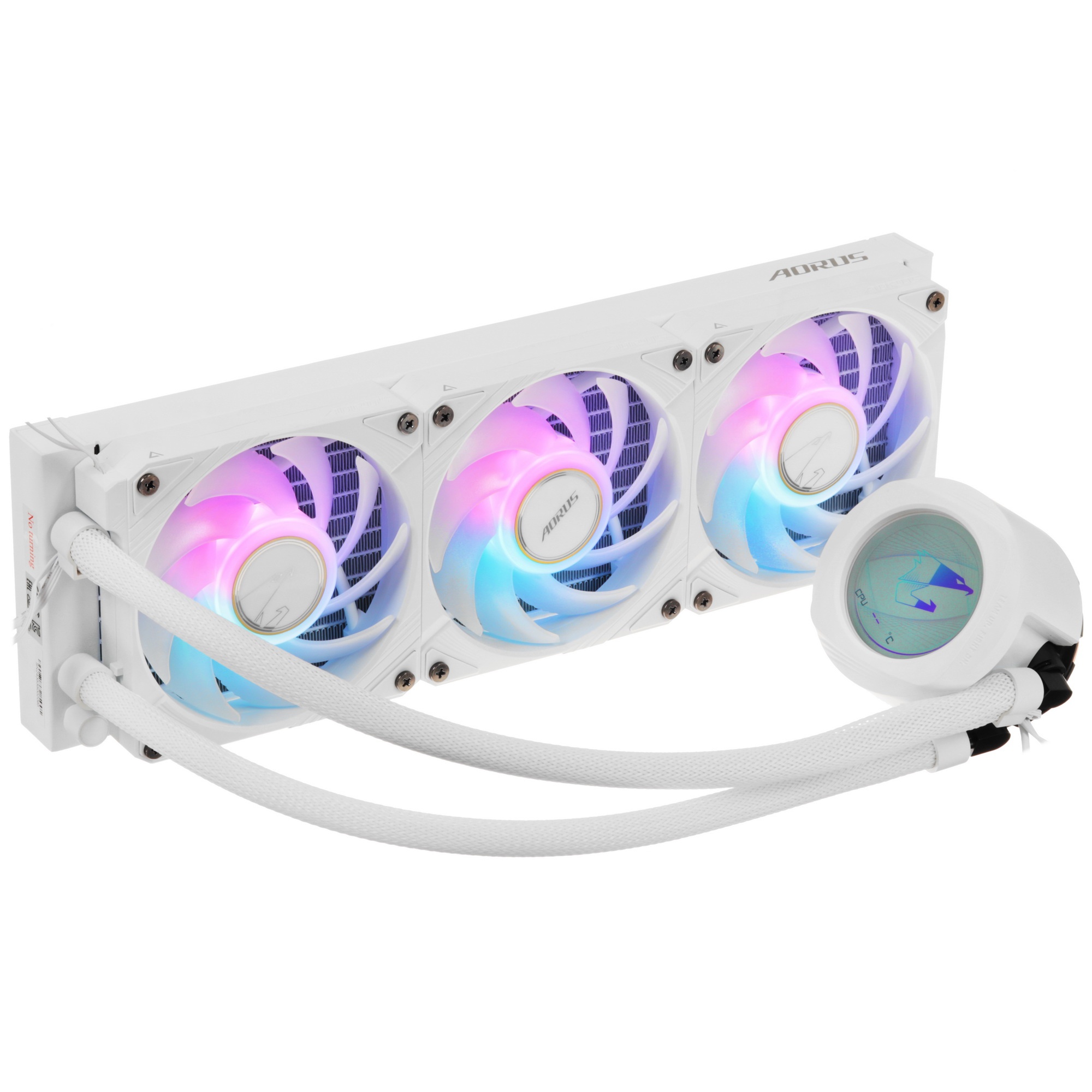 Система водяного охлаждения Gigabyte AORUS WATERFORCE X II 360I White, 3 x 120mm ARGB Fan, sTR5, RTL