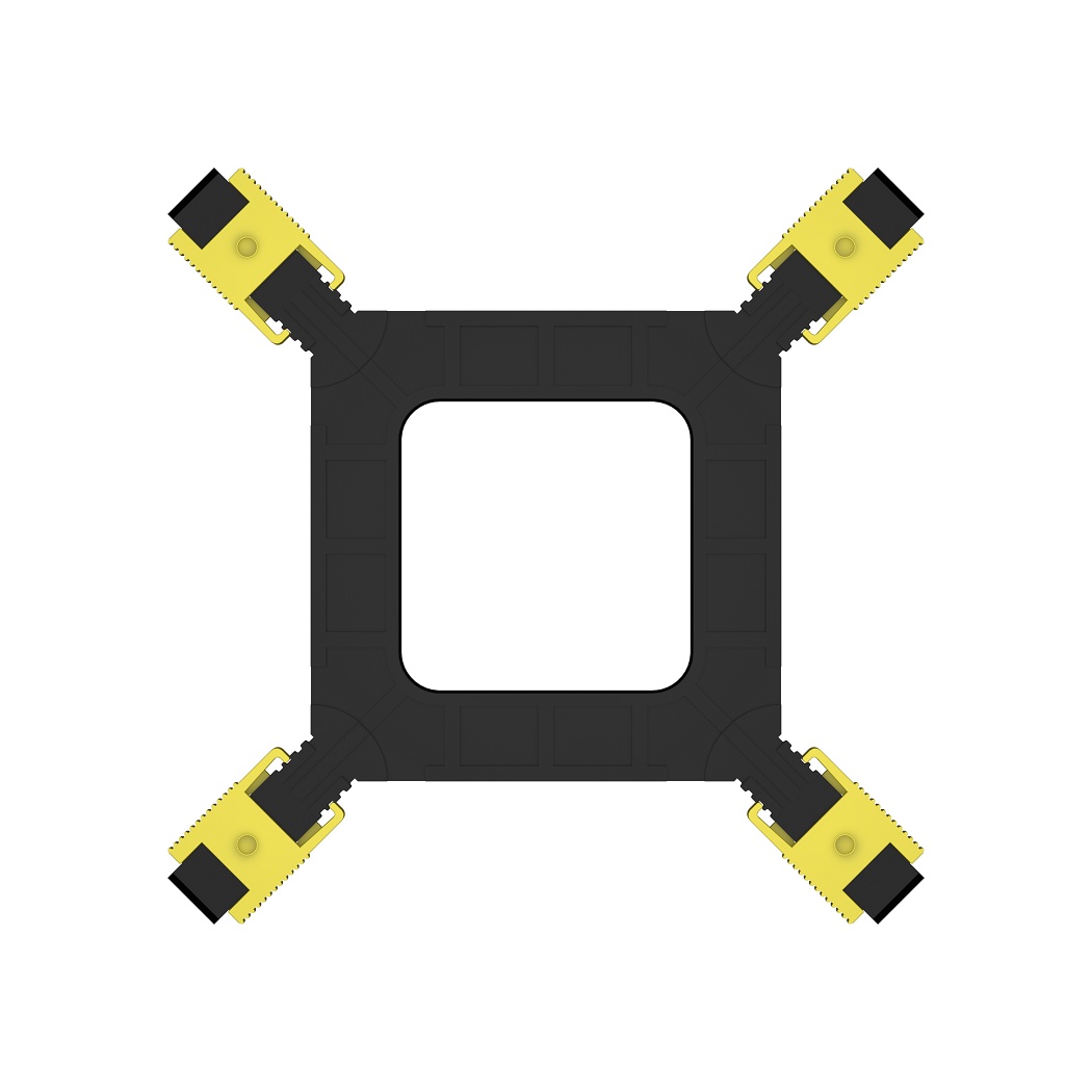Устройство охлаждения (кулер) PcCooler R95S-I Soc-1200/1700/1851 4-pin 31.1dB Al 95W 360gr Ret (R95S