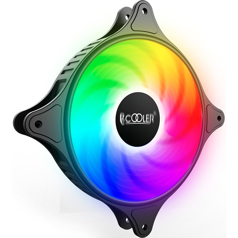 Вентилятор для корпуса PcCooler F3 X120 WH ARGB 120х120x25 белый 4-pin (F3X120-WHAC012-GL) Ret