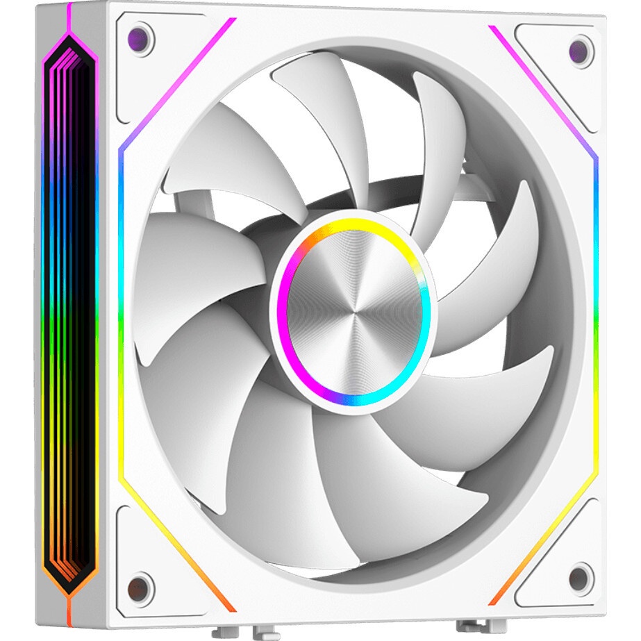 Вентилятор для корпуса PcCooler F3 X120 WH ARGB 120х120x25 белый 4-pin (F3X120-WHAC012-GL) Ret