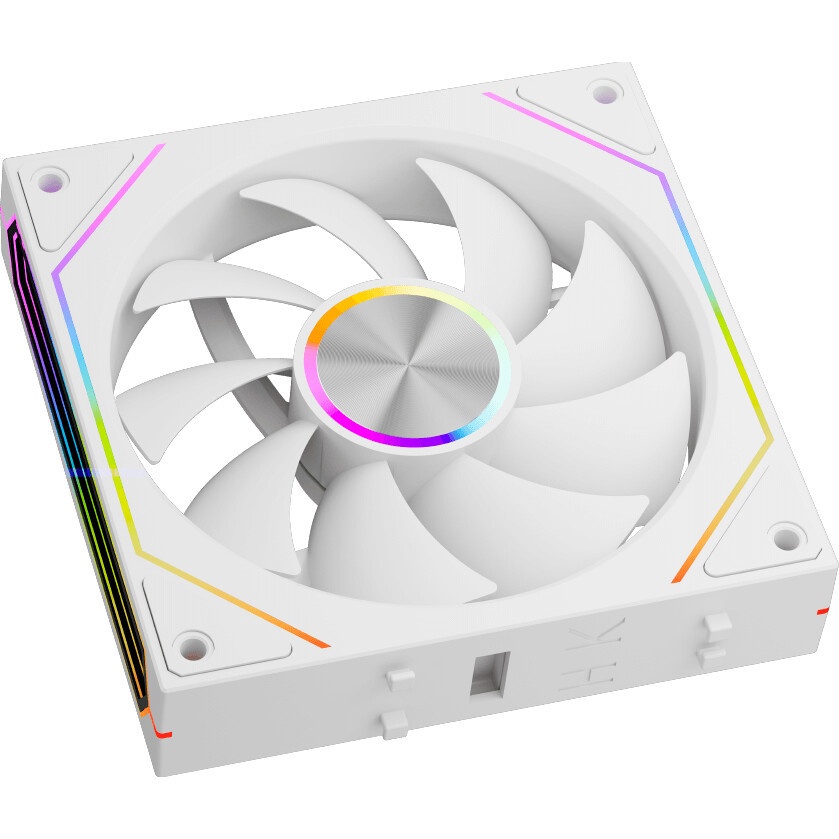 Вентилятор для корпуса PcCooler F3 X120 WH ARGB 120х120x25 белый 4-pin (F3X120-WHAC012-GL) Ret