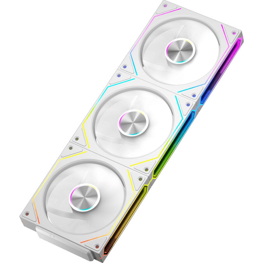 Вентилятор для корпуса PcCooler F3 X120 WH ARGB 120х120x25 белый 4-pin (F3X120-WHAC012-GL) Ret
