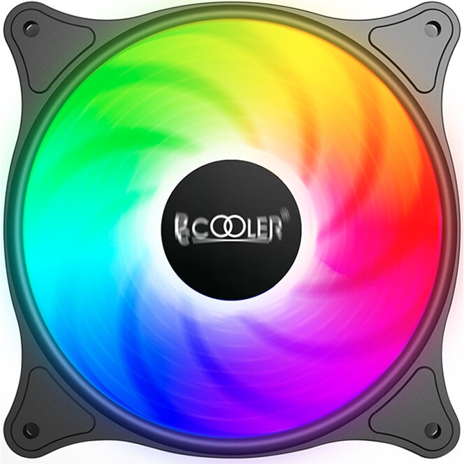 Вентилятор для корпуса PcCooler F3 X120R WH Reverse ARGB 120х120x25 белый 4-pin 28.4дБ (F3 X120R ARG