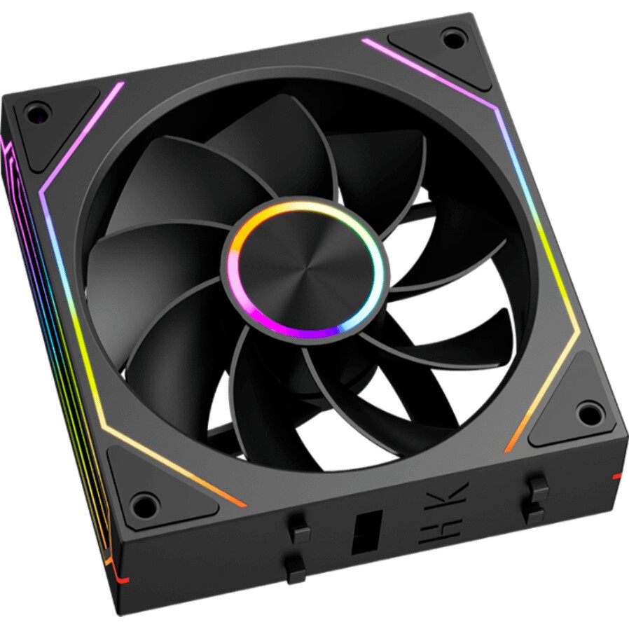 Вентилятор для корпуса PcCooler F3 X120 BK ARGB 120х120x25 черный 4-pin 28.4дБ (F3X120-BKAC012-GL) R