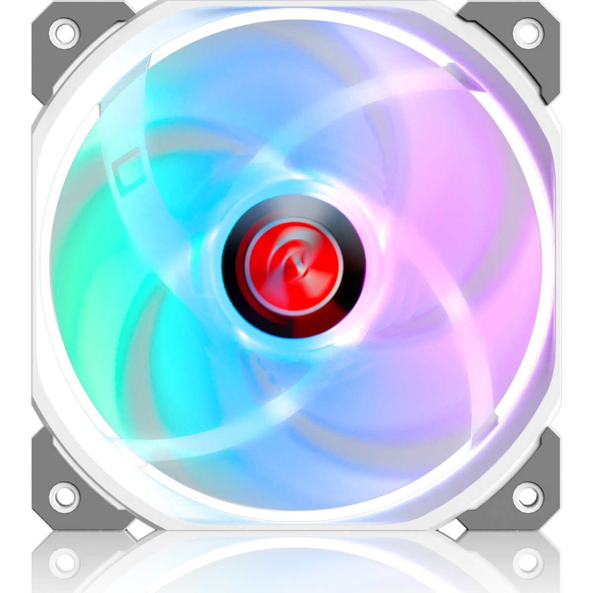 Вентилятор корпусный/ Case Cooler Raijintek AGERAS 12 ARGB-1 (120x120x25mm, 4-pin PWM, 67.38CFM, 33d