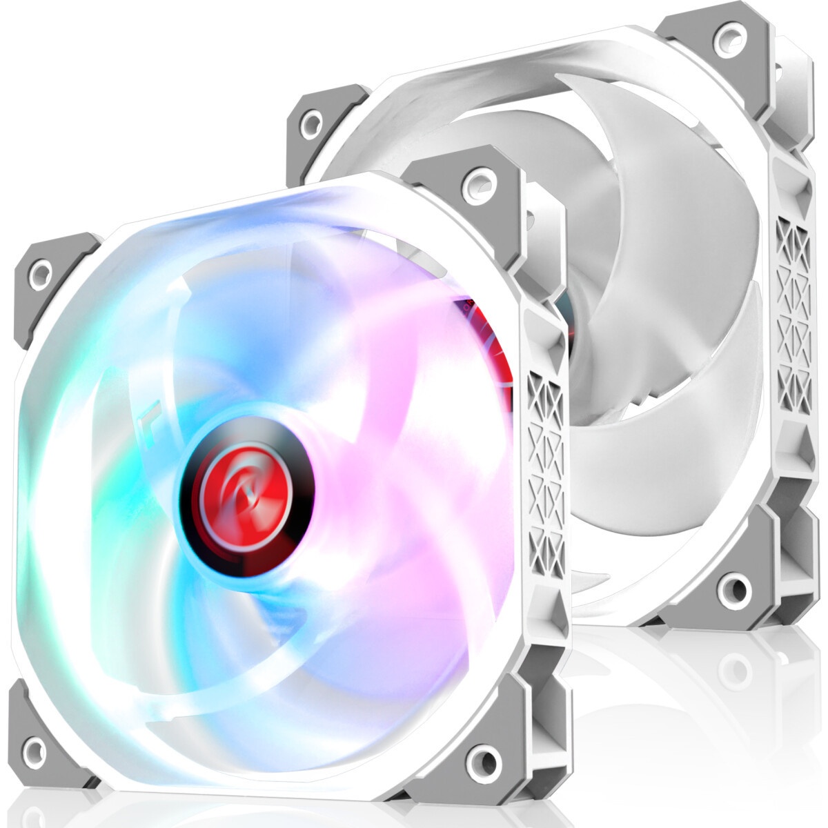 Вентилятор корпусный/ Case Cooler Raijintek AGERAS 12 ARGB-1 (120x120x25mm, 4-pin PWM, 67.38CFM, 33d