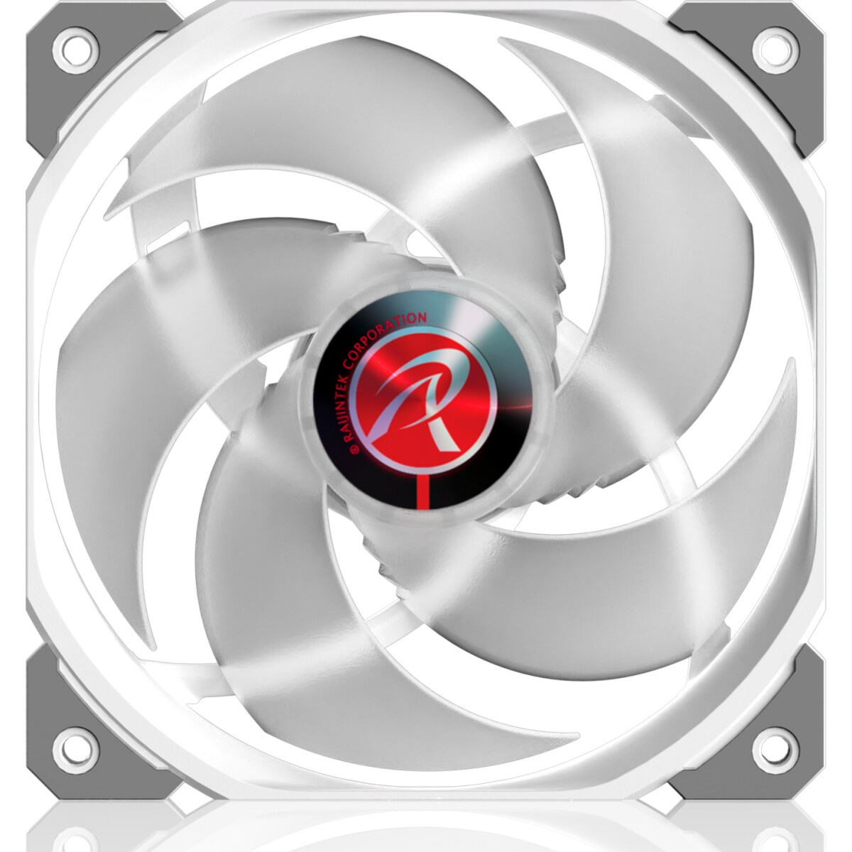 Вентилятор корпусный/ Case Cooler Raijintek AGERAS 12 ARGB-1 (120x120x25mm, 4-pin PWM, 67.38CFM, 33d