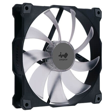 Кулер для ПК/ Case Cooler HSPD FN001 Black (140x140x25mm, 4-pin PWM, ARGB, 58.7CFM, 35dBA, 1500RPM,