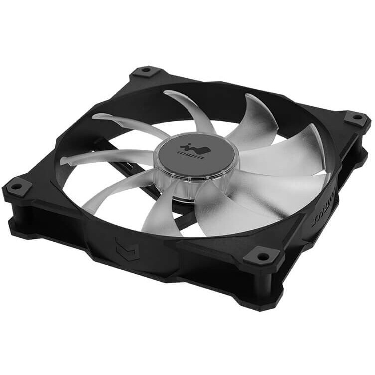Кулер для ПК/ Case Cooler HSPD FN001 Black (140x140x25mm, 4-pin PWM, ARGB, 58.7CFM, 35dBA, 1500RPM,