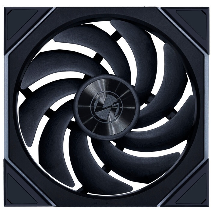 Кулер для ПК/ Case Cooler HSPD FN001 Black (140x140x25mm, 4-pin PWM, ARGB, 58.7CFM, 35dBA, 1500RPM,