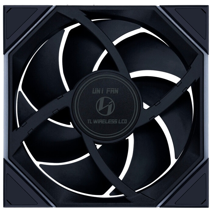 Кулер для ПК/ Case Cooler HSPD FN001 Black (140x140x25mm, 4-pin PWM, ARGB, 58.7CFM, 35dBA, 1500RPM,