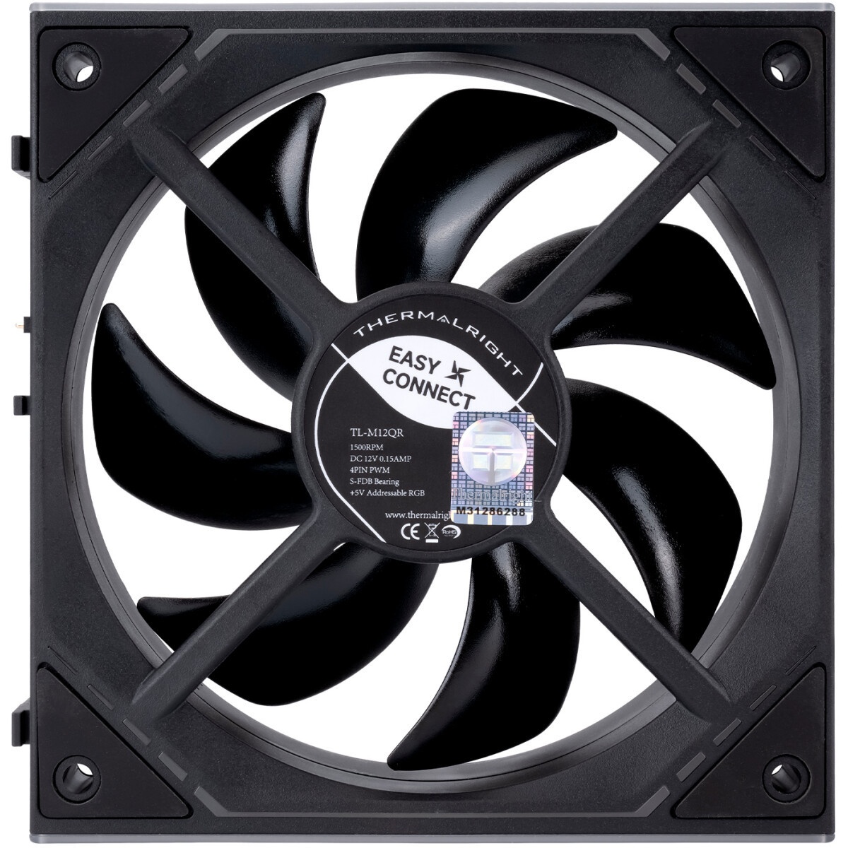 Вентилятор для корпуса Formula Air Fusion 3 BK ARGB 360х120x28 черный 4-pin 34.95дБ Ret