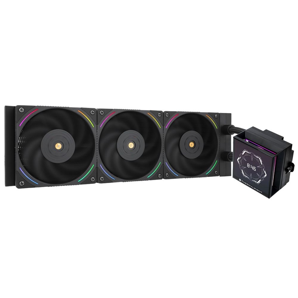 Жидкостная система охлаждения Thermalright Hyper Vision 360 Argb Black/ Display/ all Intel/AMD