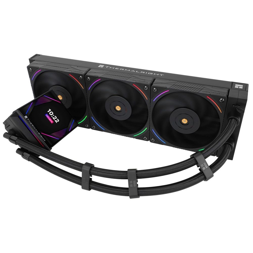 Жидкостная система охлаждения Thermalright Hyper Vision 360 Argb Black/ Display/ all Intel/AMD