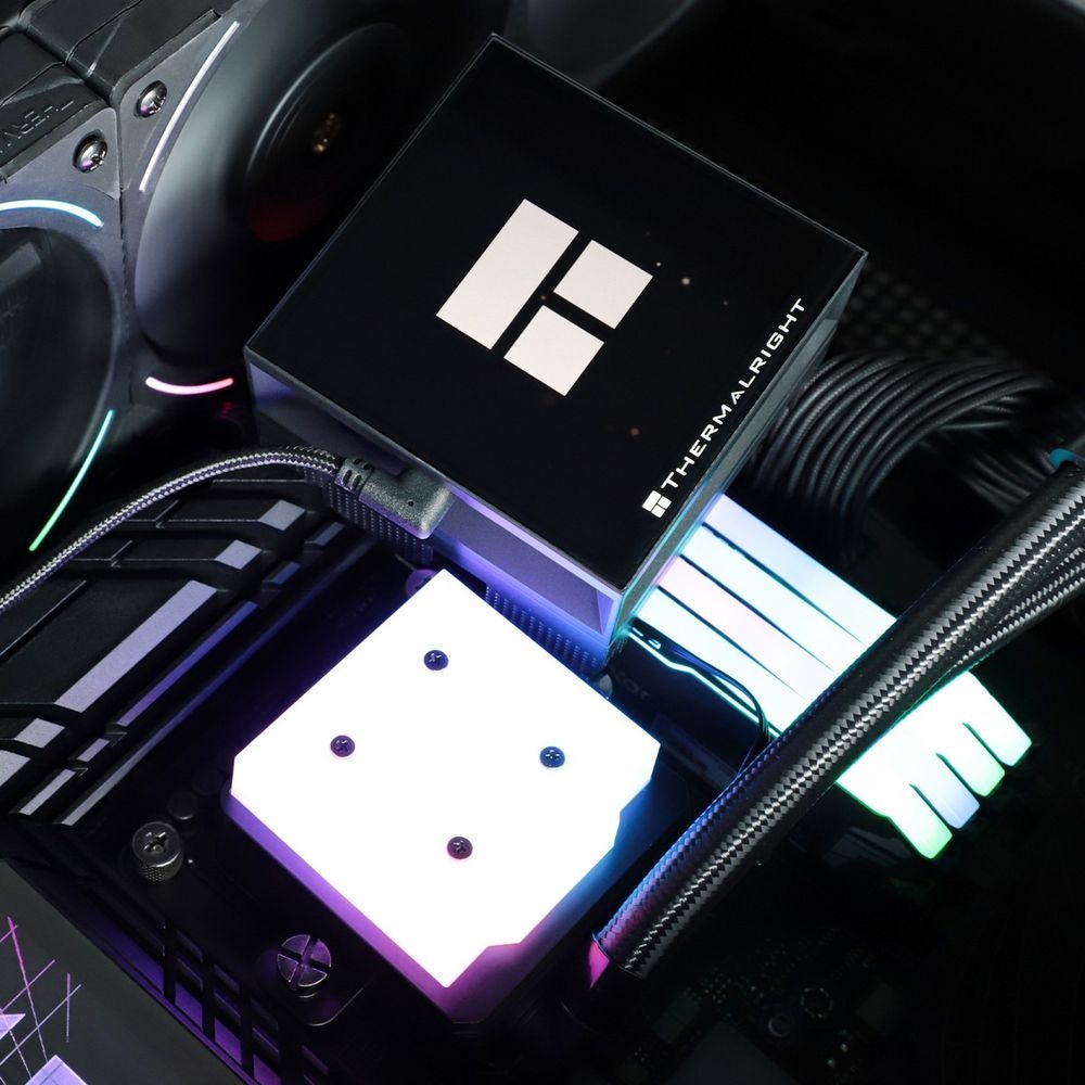 Жидкостная система охлаждения Thermalright Hyper Vision 360 Argb Black/ Display/ all Intel/AMD
