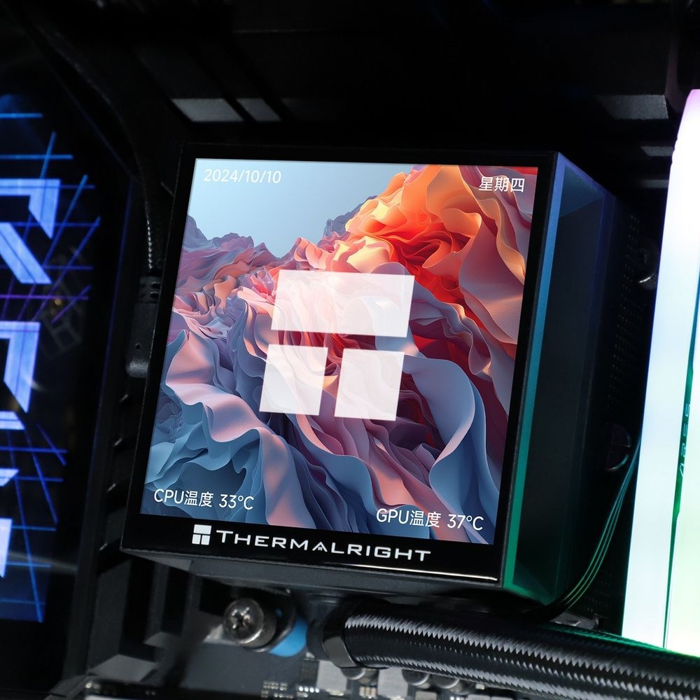 Жидкостная система охлаждения Thermalright Hyper Vision 360 Argb Black/ Display/ all Intel/AMD