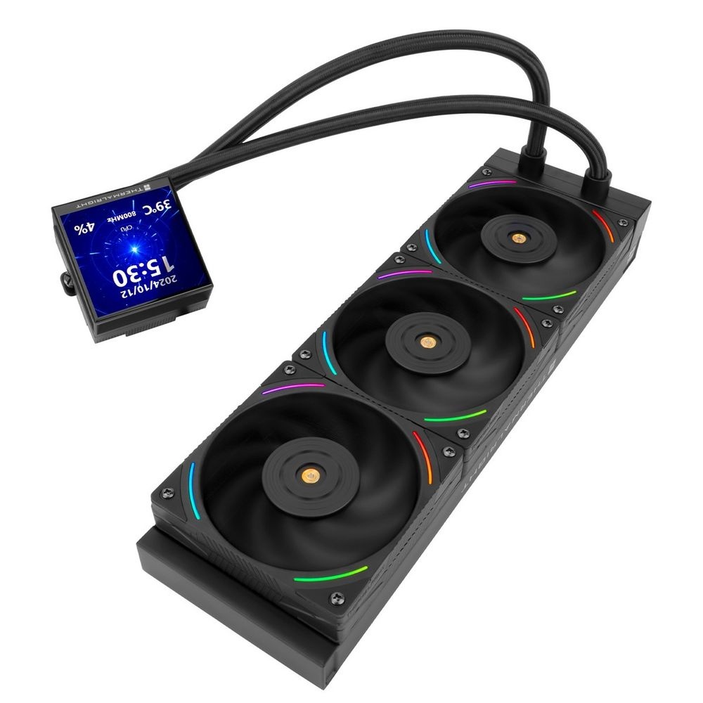 Жидкостная система охлаждения Thermalright Hyper Vision 360 Argb Black/ Display/ all Intel/AMD