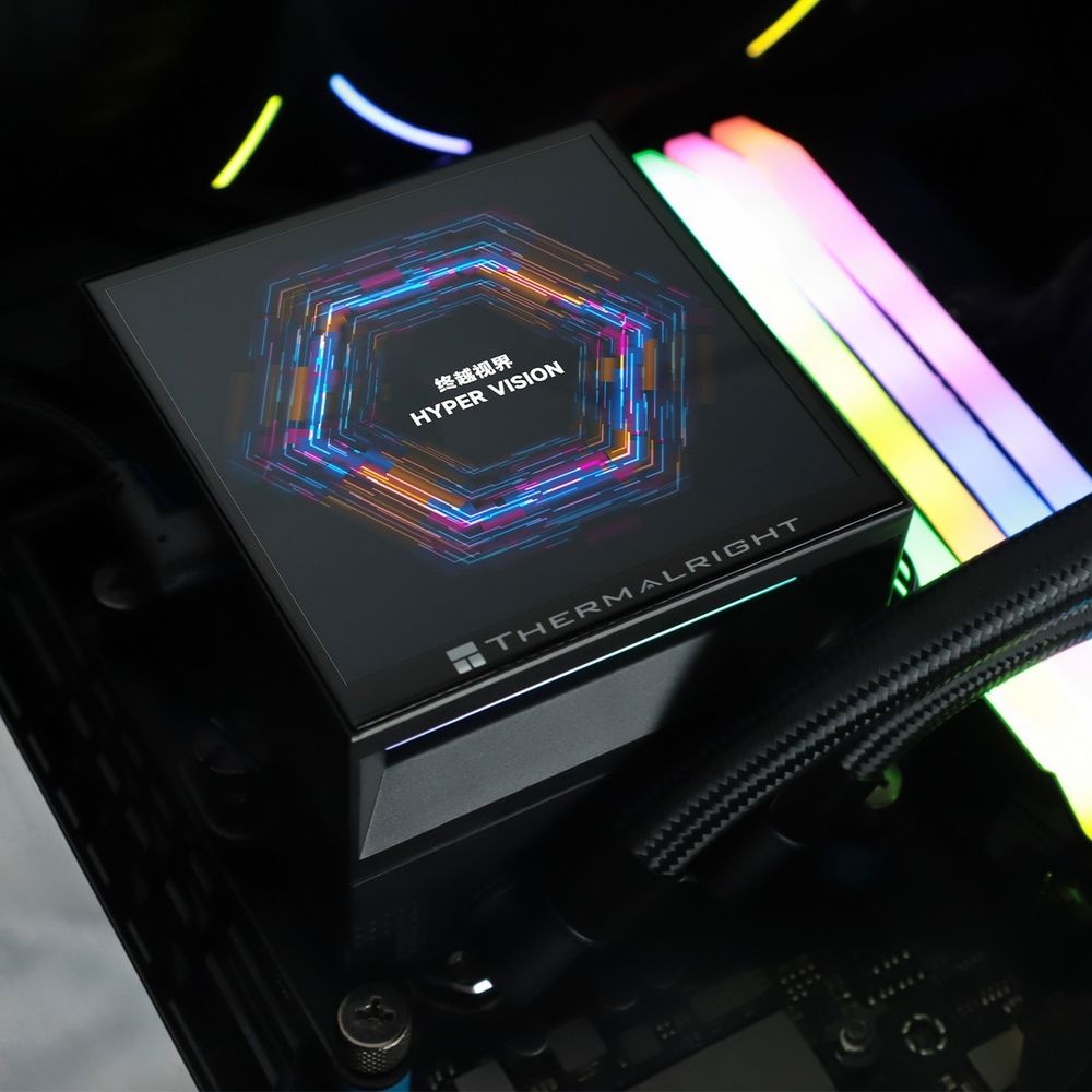 Жидкостная система охлаждения Thermalright Hyper Vision 360 Argb Black/ Display/ all Intel/AMD