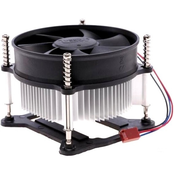 Кулер для процессора DEEPCOOL CK-11508 V2 черный, 92 мм, алюминий, 2200 об/мин, 25 дБ, 3 pin, 65 Вт,