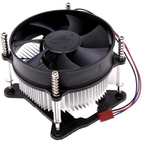 Кулер для процессора DEEPCOOL CK-11508 V2 черный, 92 мм, алюминий, 2200 об/мин, 25 дБ, 3 pin, 65 Вт,